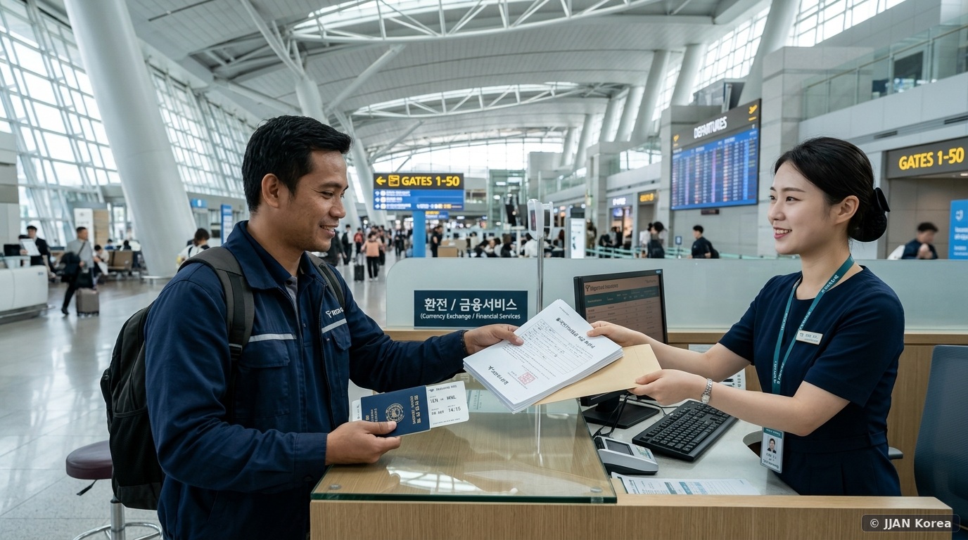 Foreign Worker Departure Guarantee Insurance: Mandatory Employer Enrollment, Incheon Airport Payouts & Unpaid Severance Protection