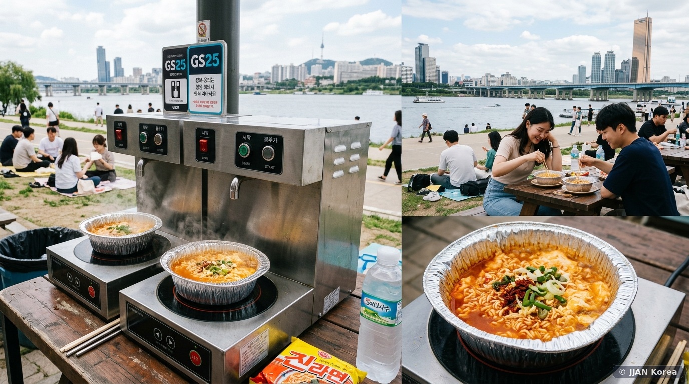 Han River Instant Ramen & Convenience Store Picnic Guide: Yeouido & Banpo Hangang Park Experience