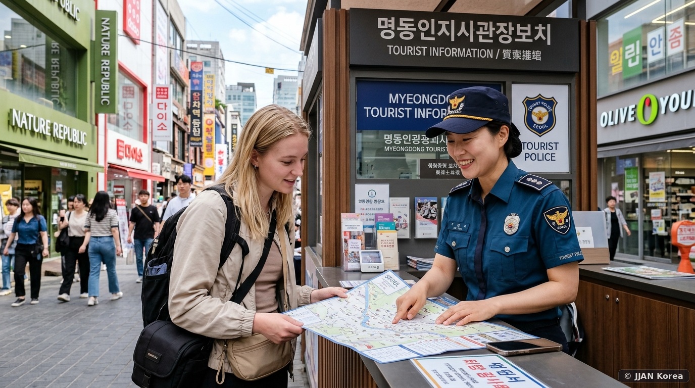 Tourist Police in Korea (관광경찰): How to Report Taxi Overcharging, Price Gouging in Myeongdong & 1330 Hotline
