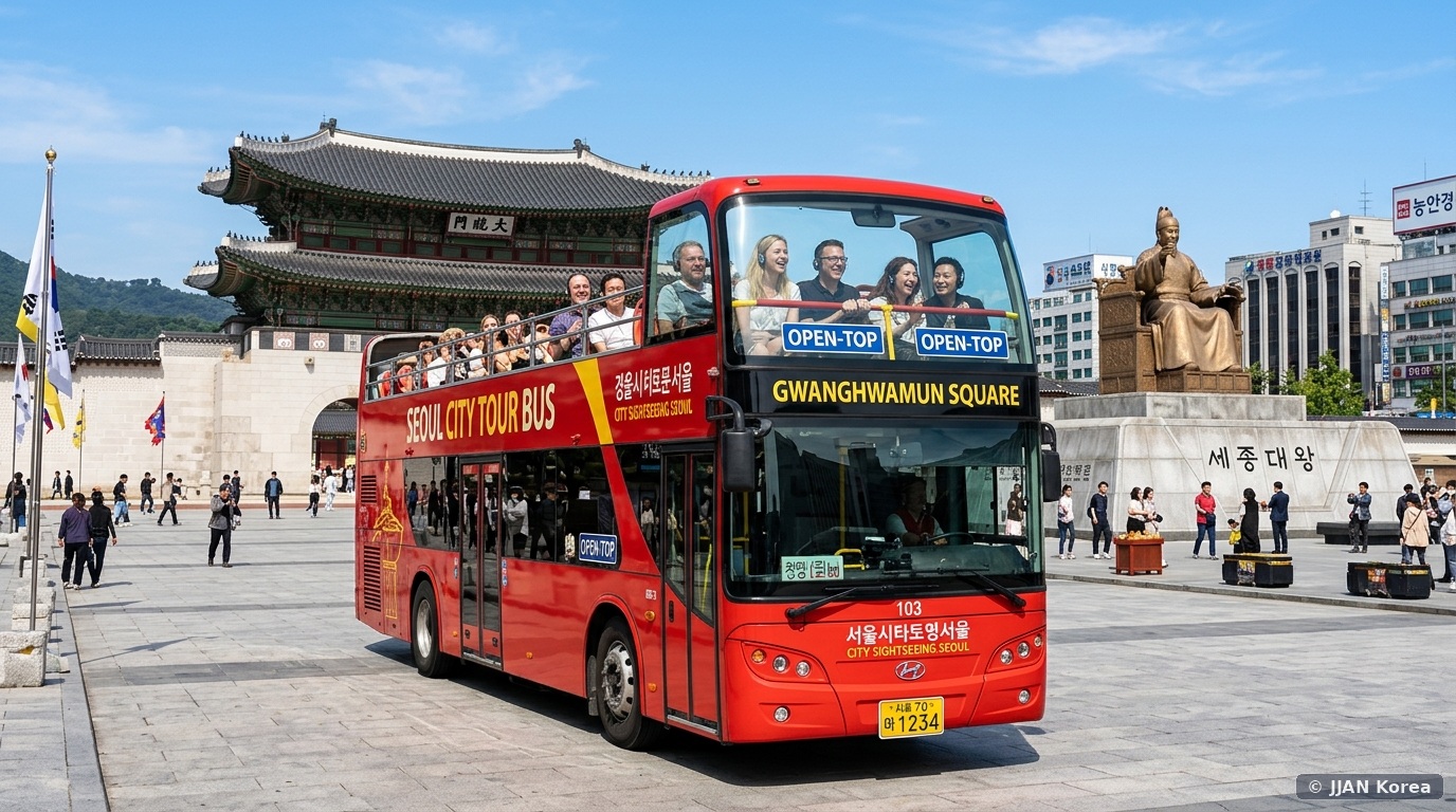Seoul City Tour Bus Complete Guide: Red Panorama vs. Yellow Heritage Route & Hop-On Hop-Off Sightseeing