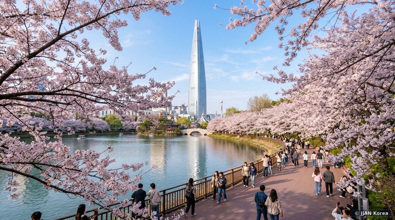 Seoul Cherry Blossom Guide 2026: Bloom Forecast, Best Viewing Spots (Yeouido, Seokchon Lake & Seoul Forest)