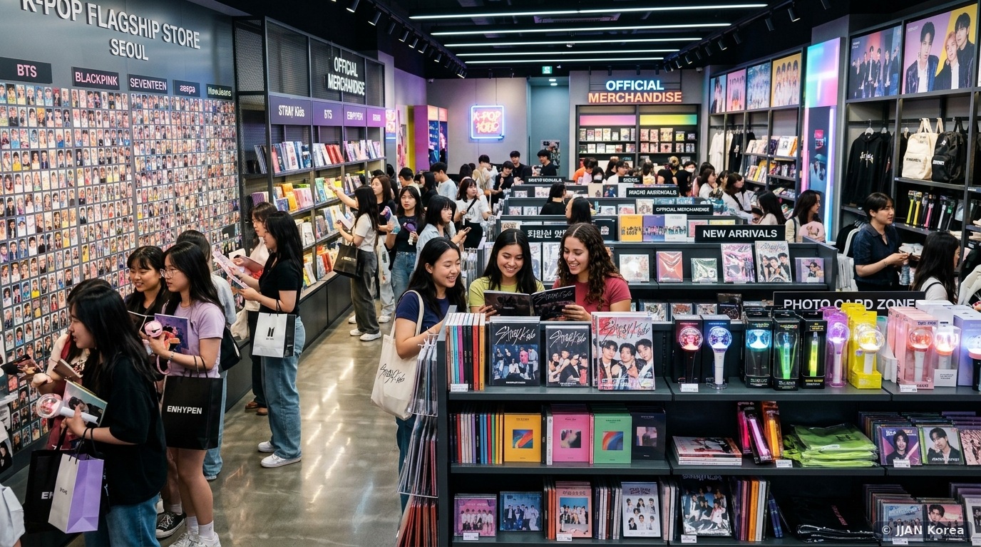 K-Pop Album & Official Merch Shopping in Seoul: Myeongdong Underground, Withmuu & Line Friends Flagships