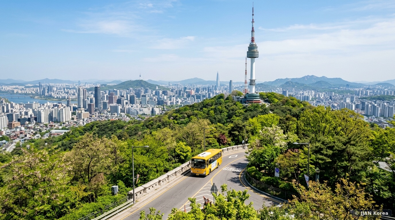 N Seoul Tower (Namsan) Complete Guide: Namsan Cable Car vs. Namsan Sunhwan Bus 01 vs. Walking Trails