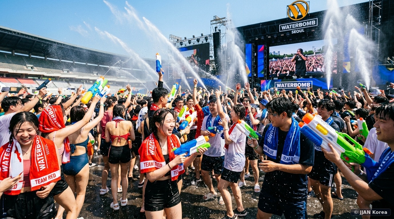 Waterbomb Seoul Summer Festival Guide: Foreigner Ticket Booking, Team Towels, Water Guns & Safety Gear