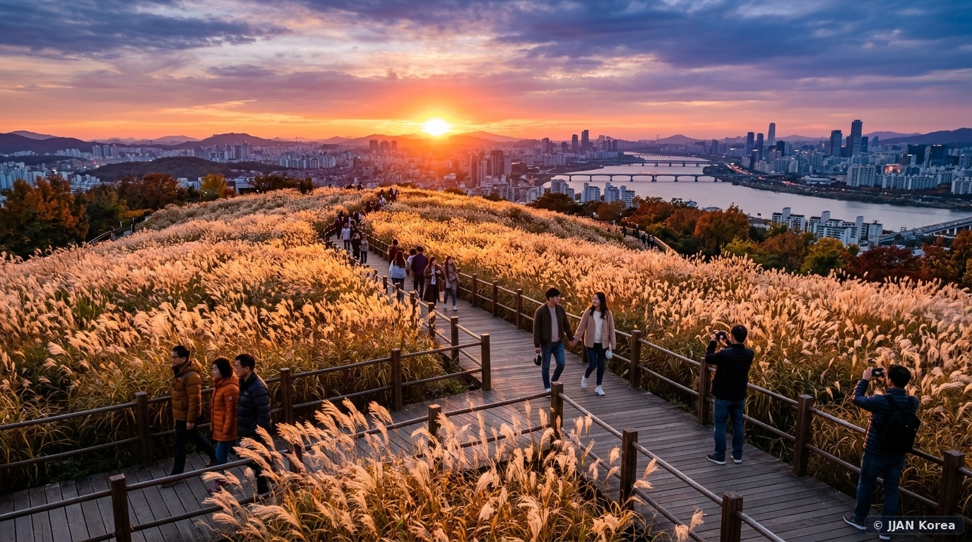 Haneul Park Silver Grass Festival (하늘공원 억새): Sunset Views Over Han River, Maengkkongi Tram & Subway Line 6 Transit Guide